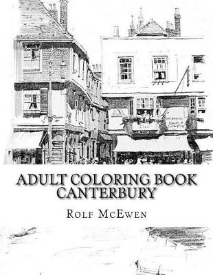 Book cover for Adult Coloring Book - Canterbury