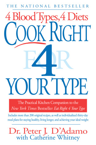 Cover of Cook Right 4 Your Type