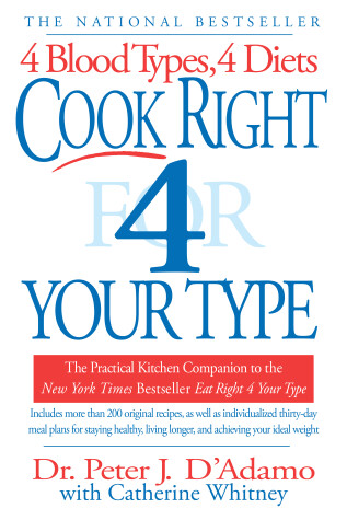 Book cover for Cook Right 4 Your Type