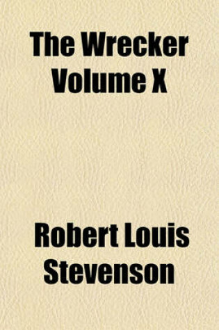 Cover of The Wrecker Volume X