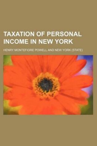 Cover of Taxation of Personal Income in New York