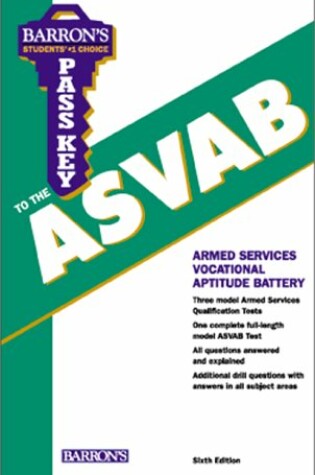 Cover of Barron's Pass Key to the Asvab