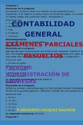 Cover of Contabilidad General-Examenes Parciales Resueltos