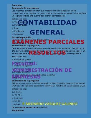 Book cover for Contabilidad General-Examenes Parciales Resueltos