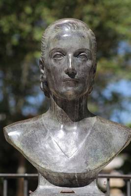 Book cover for A Bust of Eva Peron in Argentina