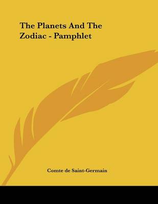 Book cover for The Planets And The Zodiac - Pamphlet