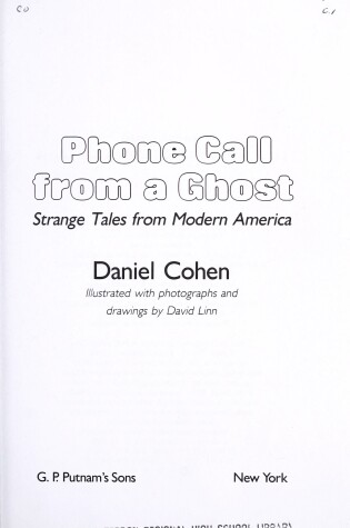 Cover of Phone Call from Ghost