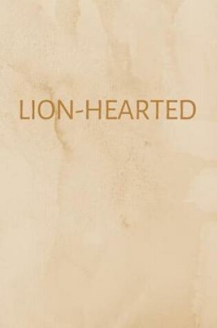 Cover of My Focus Word Journal - Lion-Hearted