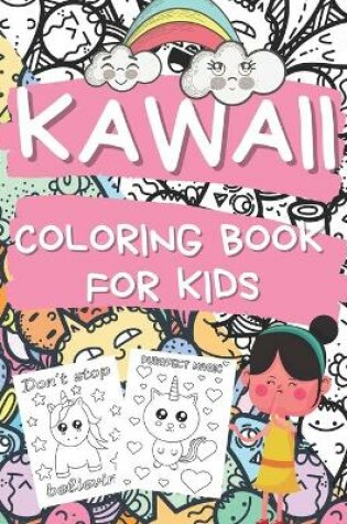 Cover of Kawaii Coloring Book For Kids