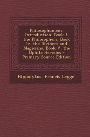 Cover of Philosophumena