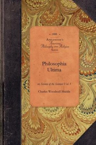 Cover of Philosophia Ultima, Vol 3