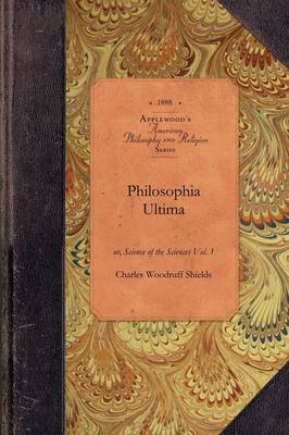 Book cover for Philosophia Ultima, Vol 3