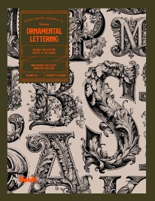 Book cover for The Ornamental Lettering Reference Book