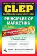 Book cover for CLEP Principles of Marketing, 5th Ed. (Rea) -The Best Test Prep for the CLEP Exam