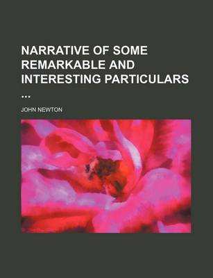 Book cover for Narrative of Some Remarkable and Interesting Particulars