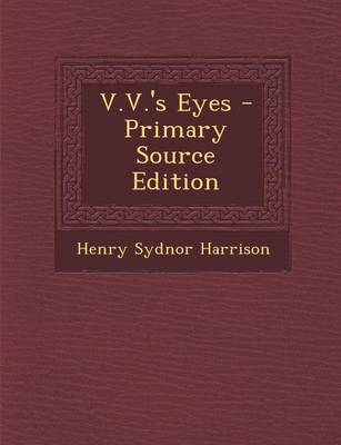 Book cover for V.V.'s Eyes - Primary Source Edition