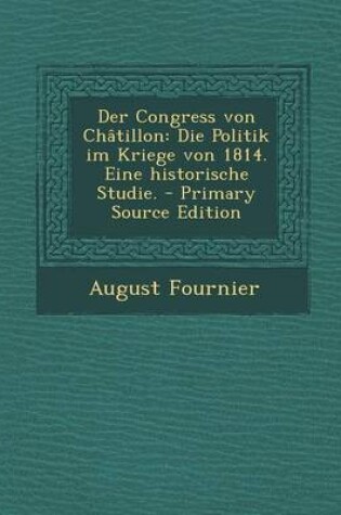 Cover of Der Congress Von Chatillon