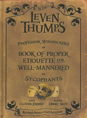 Book cover for Professor Winsnicker's Book of Proper Etiquette for Well-Mannered Sycophants
