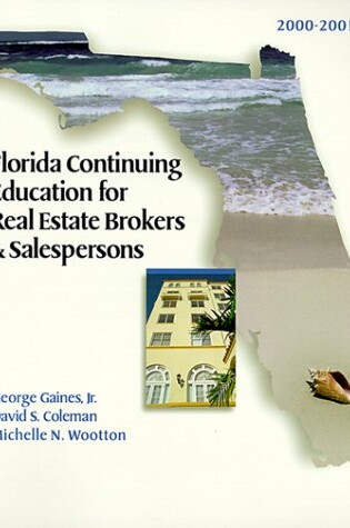 Cover of Florida Continuing Education for Real Estate Brokers and Salespersons, 2000-2001