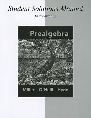 Book cover for Student Solutions Manual to Accompany Prealgebra