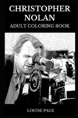 Book cover for Christopher Nolan Adult Coloring Book