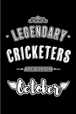 Book cover for Legendary Cricketers are born in October