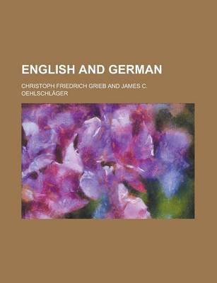 Book cover for English and German