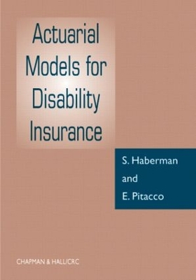 Book cover for Actuarial Models for Disability Insurance