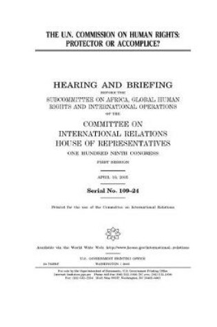 Cover of The U.N. Commission on Human Rights