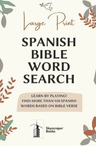 Cover of Large Print Spanish Bible Word Search