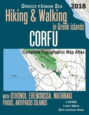 Book cover for Corfu Complete Topographic Map Atlas 1