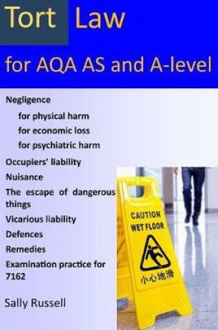 Cover of Tort Law for Aqa as and A-Level