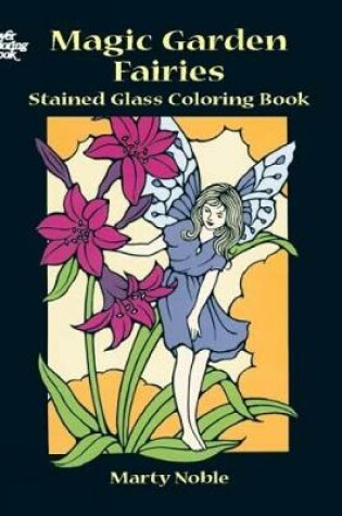 Cover of Fairies and Elves Stained Glass Colouring Book