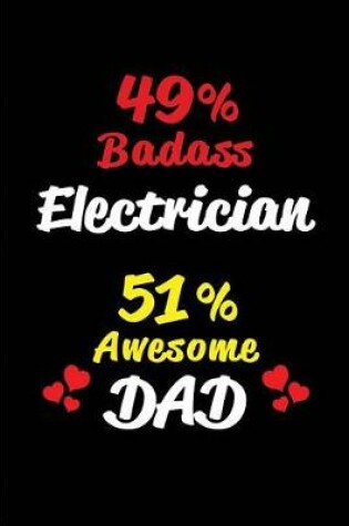 Cover of 49% Badass Electrician 51% Awesome Dad