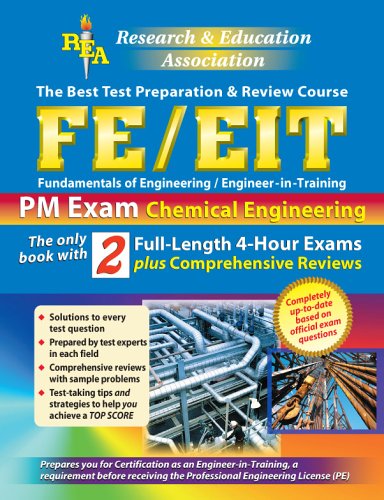 Cover of Fe-EIT PM - Chemical Engineering (Rea) - The Best Test Prep for the EIT Exam