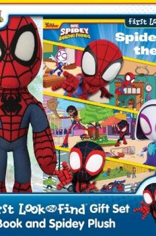 Cover of Disney Junior Marvel Spidey & His Amazing Friends First LF Book Box Plush Gift Set OP