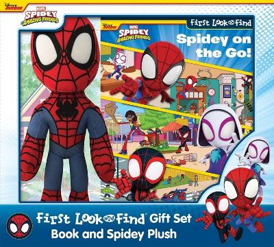 Book cover for Disney Junior Marvel Spidey & His Amazing Friends First LF Book Box Plush Gift Set OP