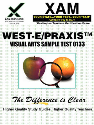 Book cover for West-E/Praxis II Visual Arts Sample Test 0133