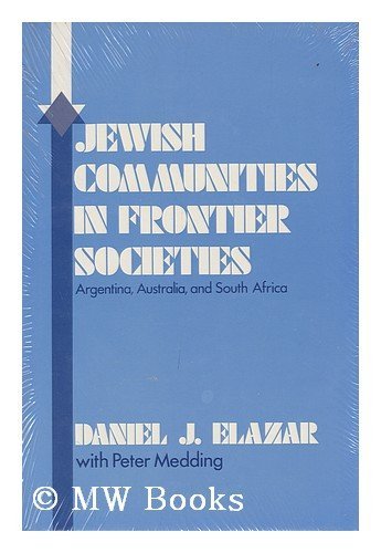 Book cover for Jewish Communities in Frontier Societies