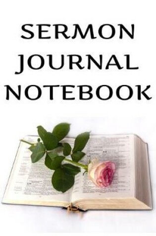 Cover of Sermon Journal Notebook