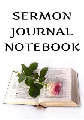 Book cover for Sermon Journal Notebook