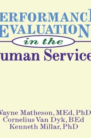 Cover of Performance Evaluation in the Human Services