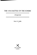 Book cover for The 1916 Battle of the Somme