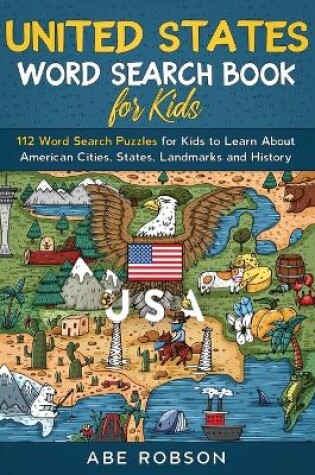 Cover of United States Word Search Book for Kids