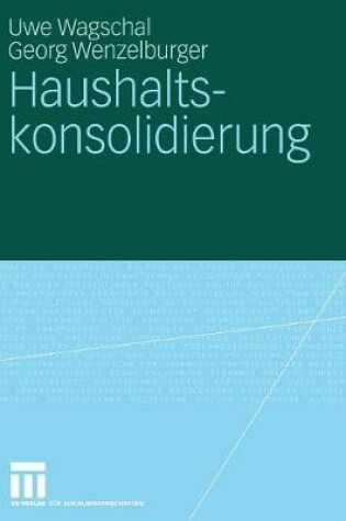 Cover of Haushaltskonsolidierung