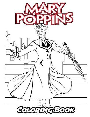 Book cover for Mary Poppins Coloring Book