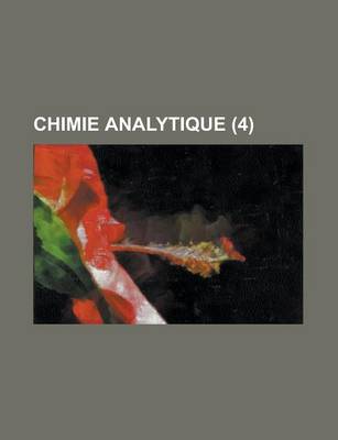 Book cover for Chimie Analytique (4 )