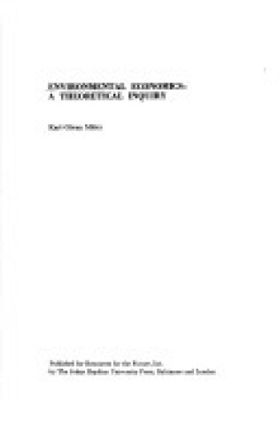 Cover of Environmental Economics