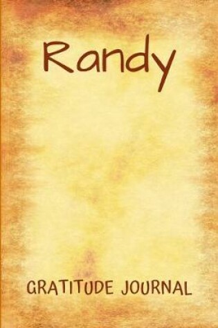 Cover of Randy Gratitude Journal