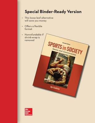 Book cover for Looseleaf for Sports in Society: Issues and Controversies